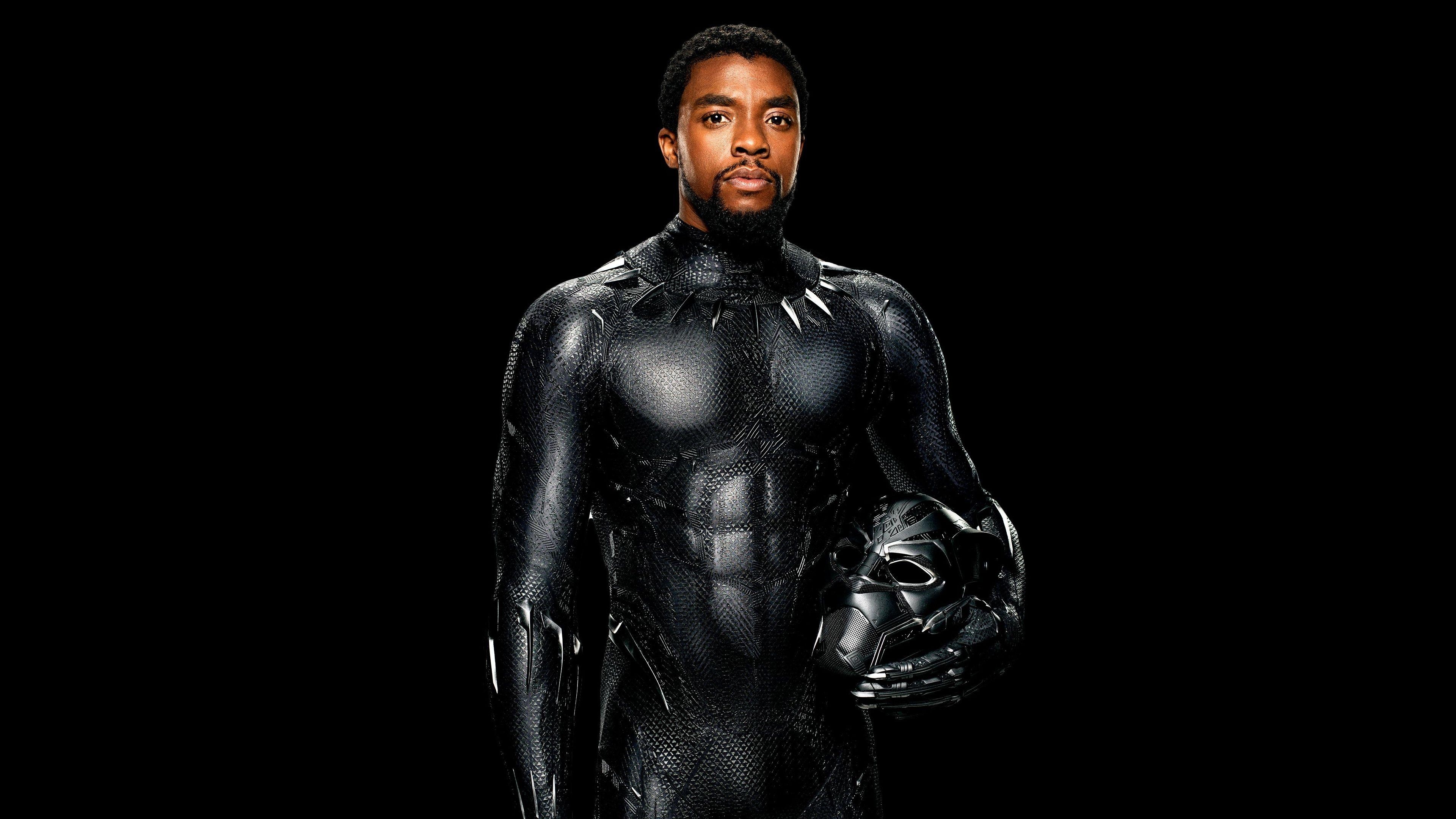 3840x2160 Wallpaper Black Panther, Chadwick Boseman, 4K, Movies, Desktop