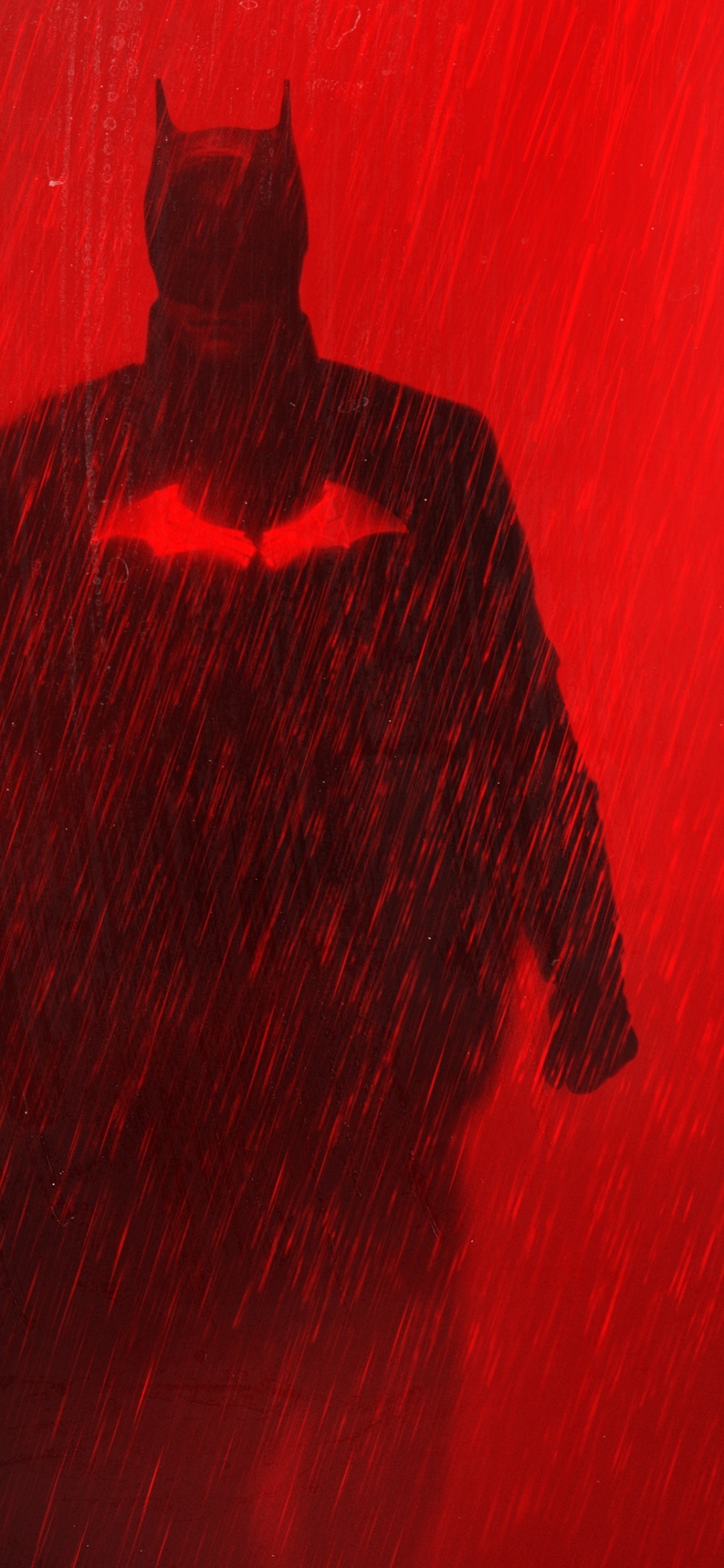 1080x2340 The Batman Wallpaper 4K, 2022 Movies, DC Comics, Red background, Movies, Phone