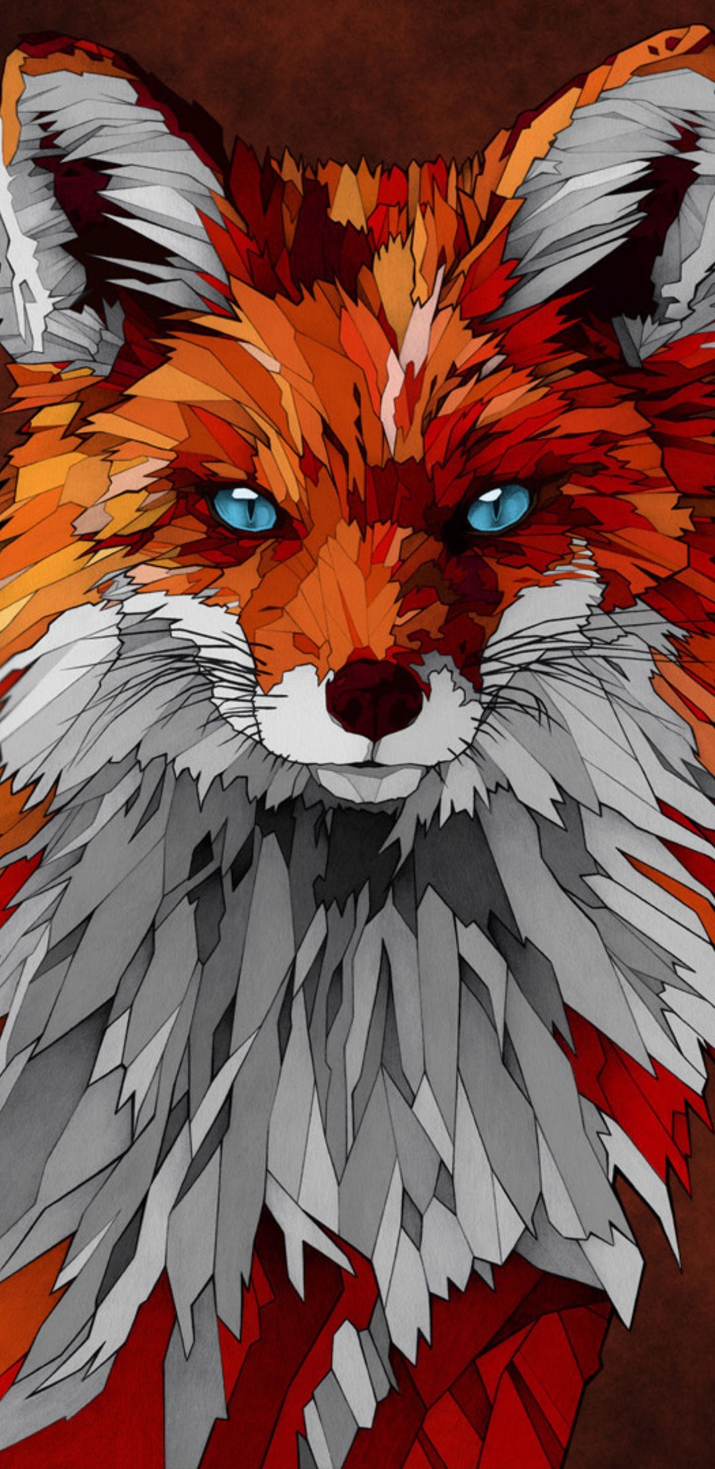 1440x2960 4k Fox Wallpaper, Phone