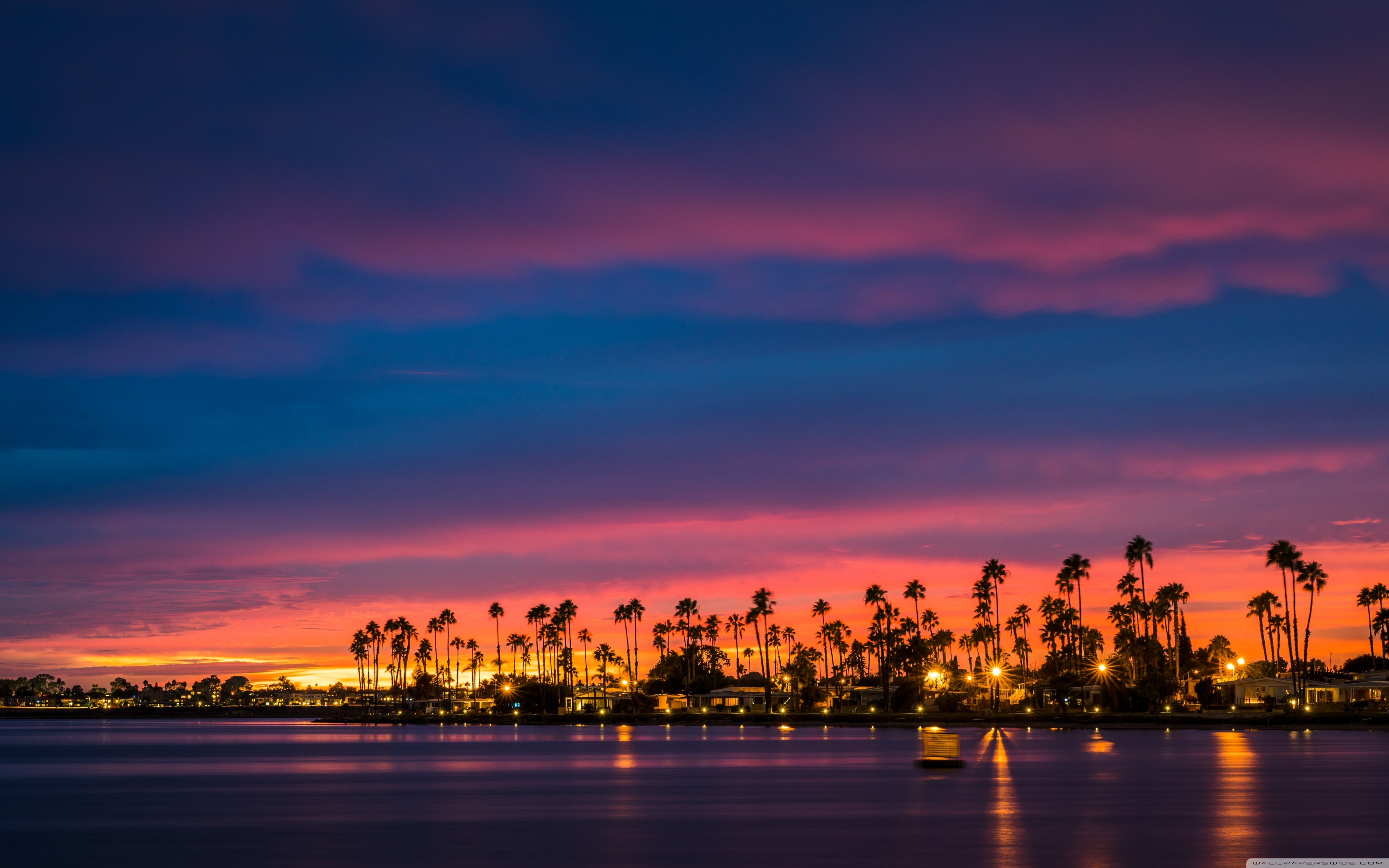 3840x2400 San Diego Sunset ❤ 4K HD Desktop Wallpaper for 4K Ultra HD TV, Desktop