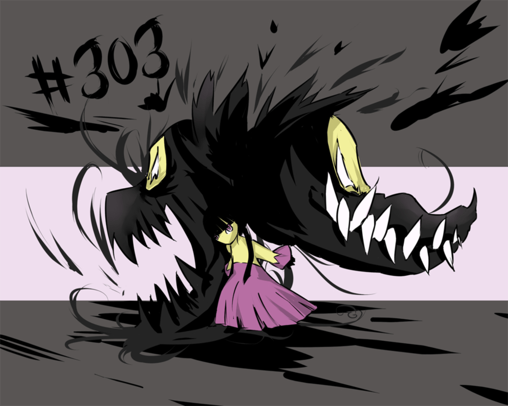 1000x800 mega mawile fanart, Desktop