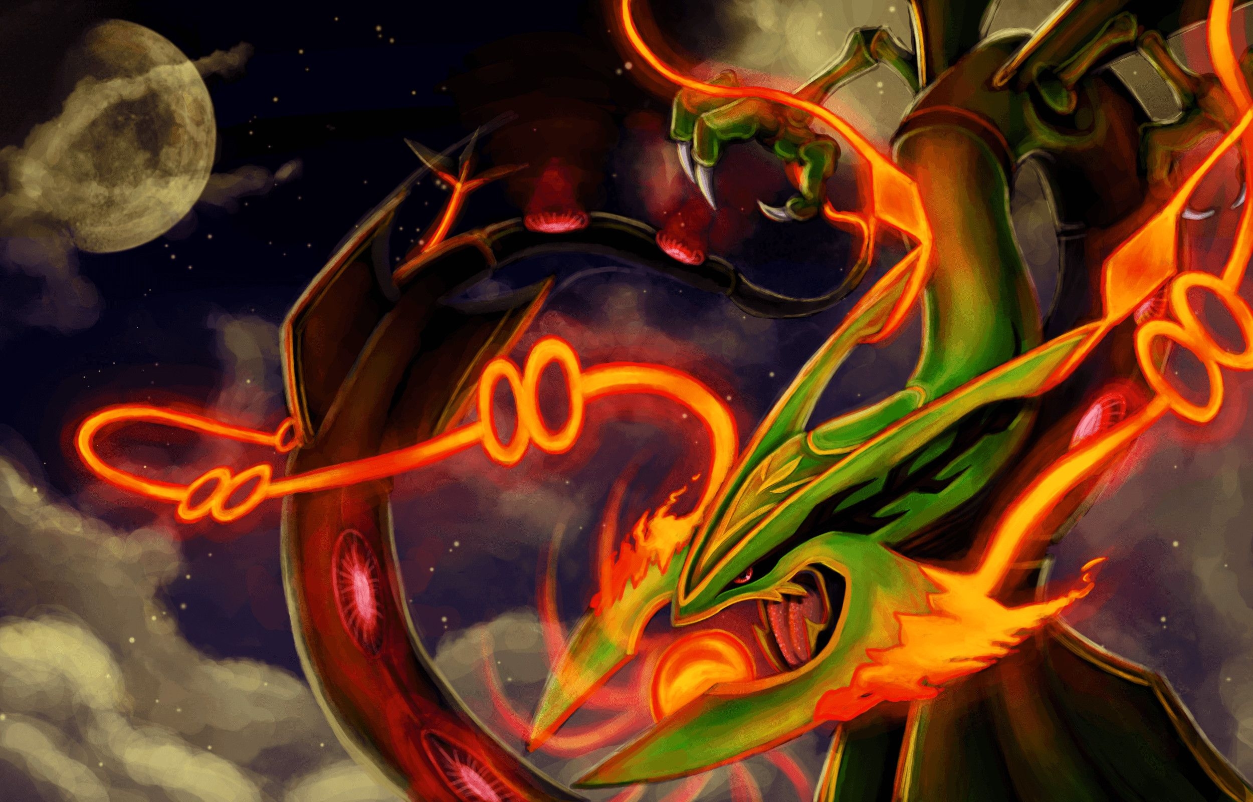 2500x1600 Mega Rayquaza Wallpaper Free Mega Rayquaza Background, Desktop