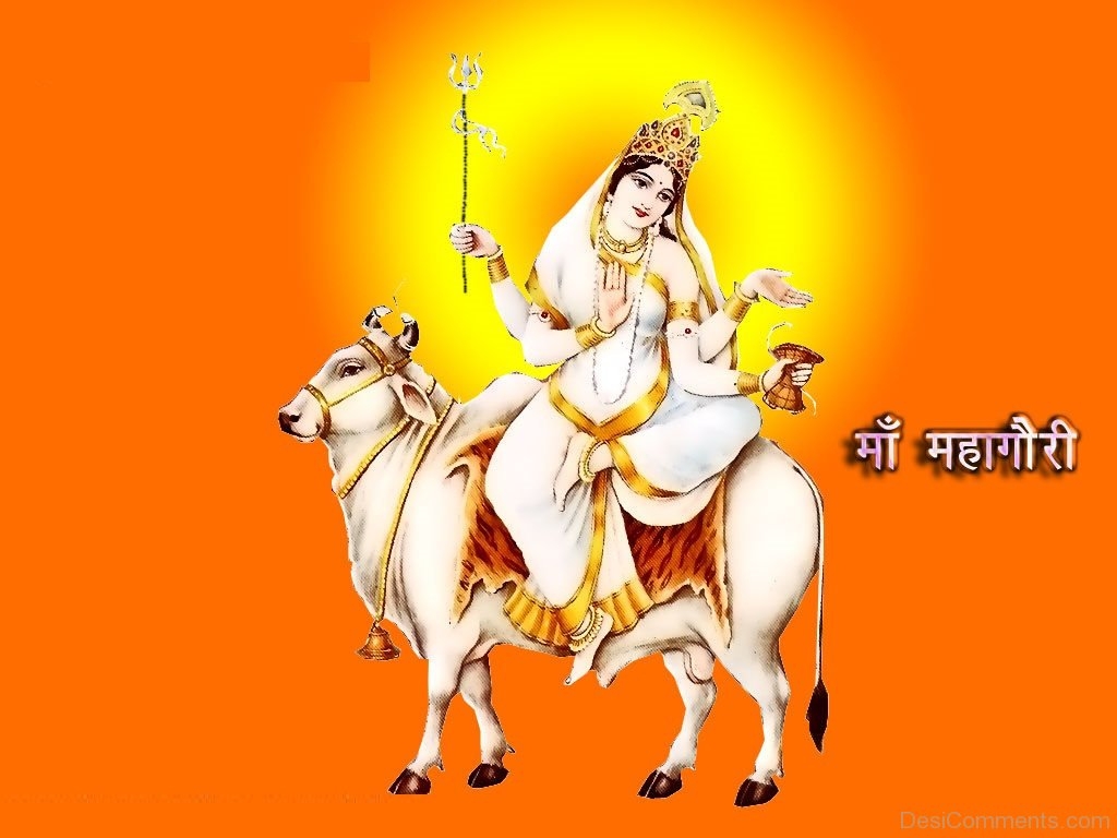 1030x770 Image Of Goddess Maha Gauri, Desktop