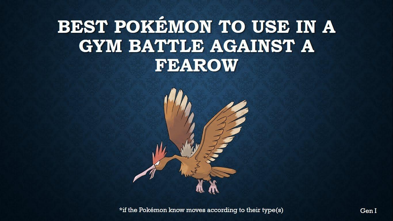 1370x770 The best Pokémon to use in a gym battle against Fearow, Desktop