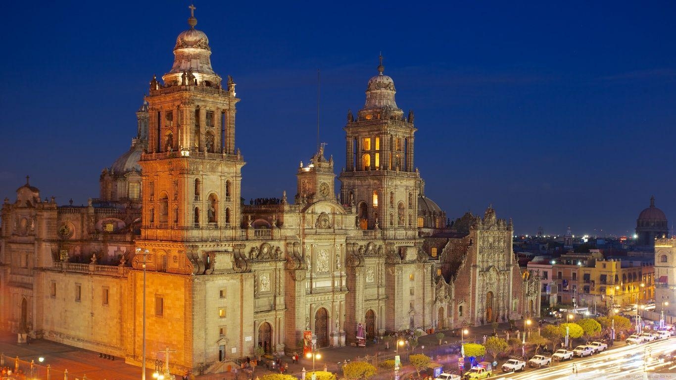 1370x770 Mexico City Metropolitan Cathedral HD desktop wallpaper, Desktop