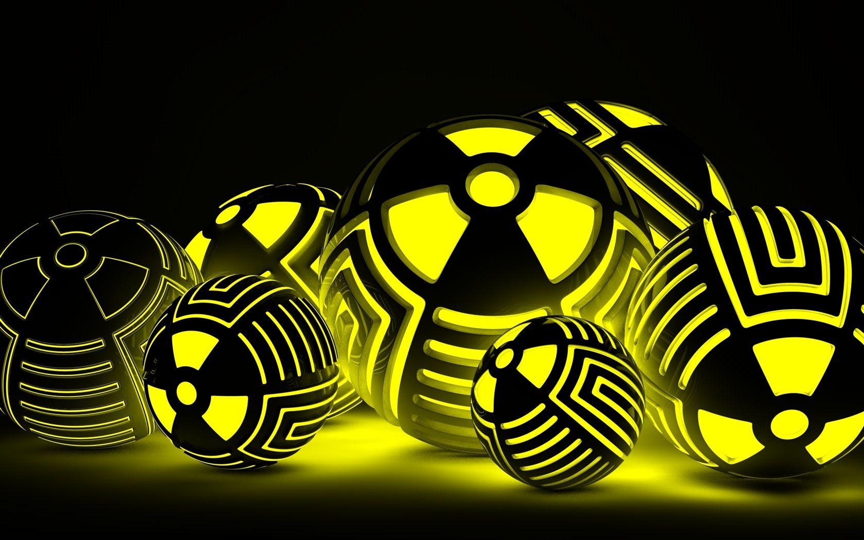1680x1050 Radioactive Wallpaper, Desktop
