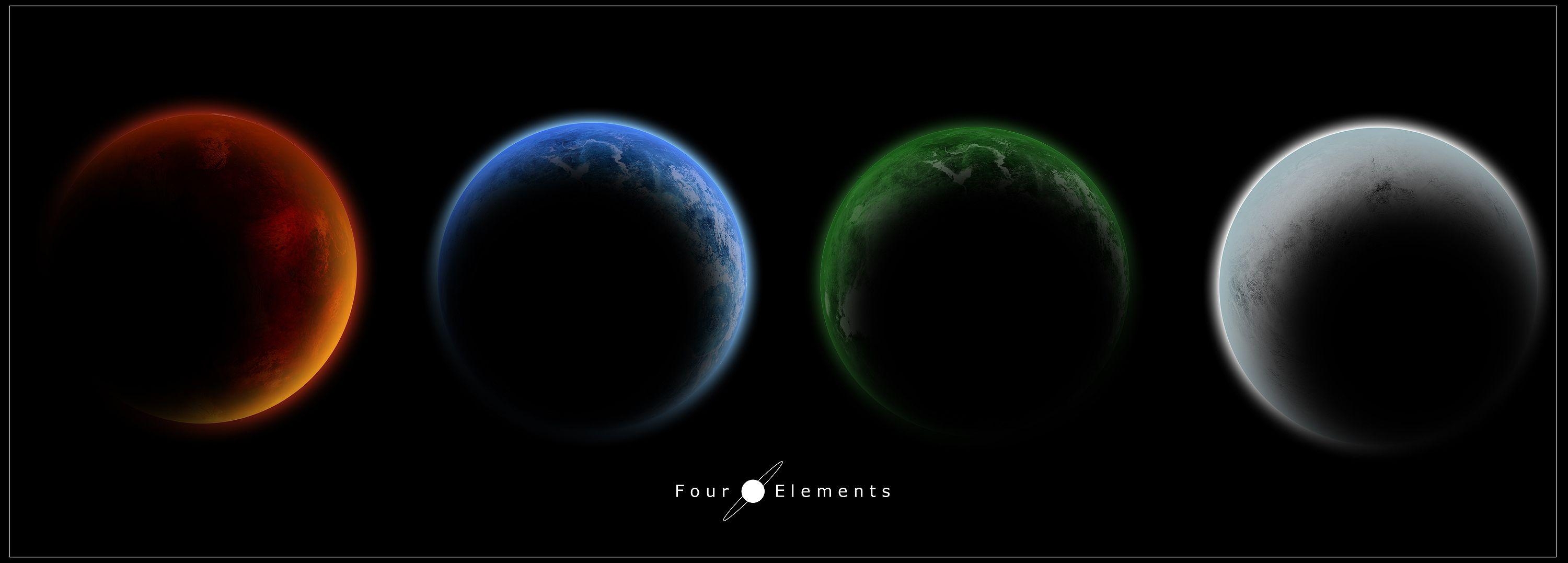 3000x1080 Elements, Dual Screen