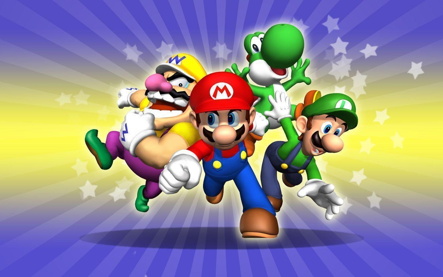 1440x900 Super Mario Cover Games Wallpaper HD Wallpaper. High, Desktop