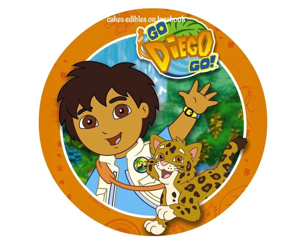 1030x820 diego edible cake topper. Go diego go, Birthday party supplies, Dora the explorer, Desktop