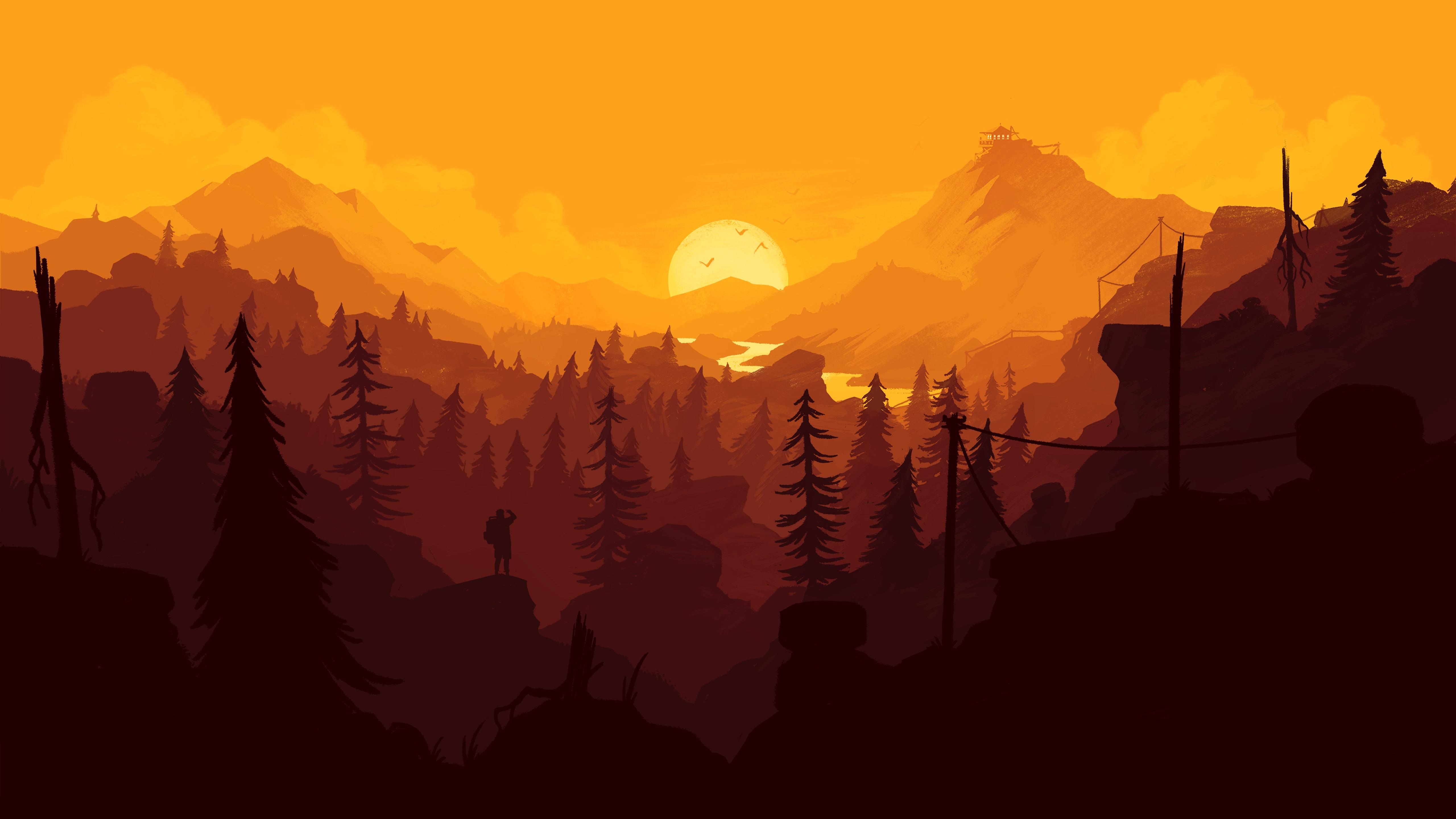 5120x2880 Firewatch 4K Widescreen Desktop Wallpaper 421  px Picky, Desktop