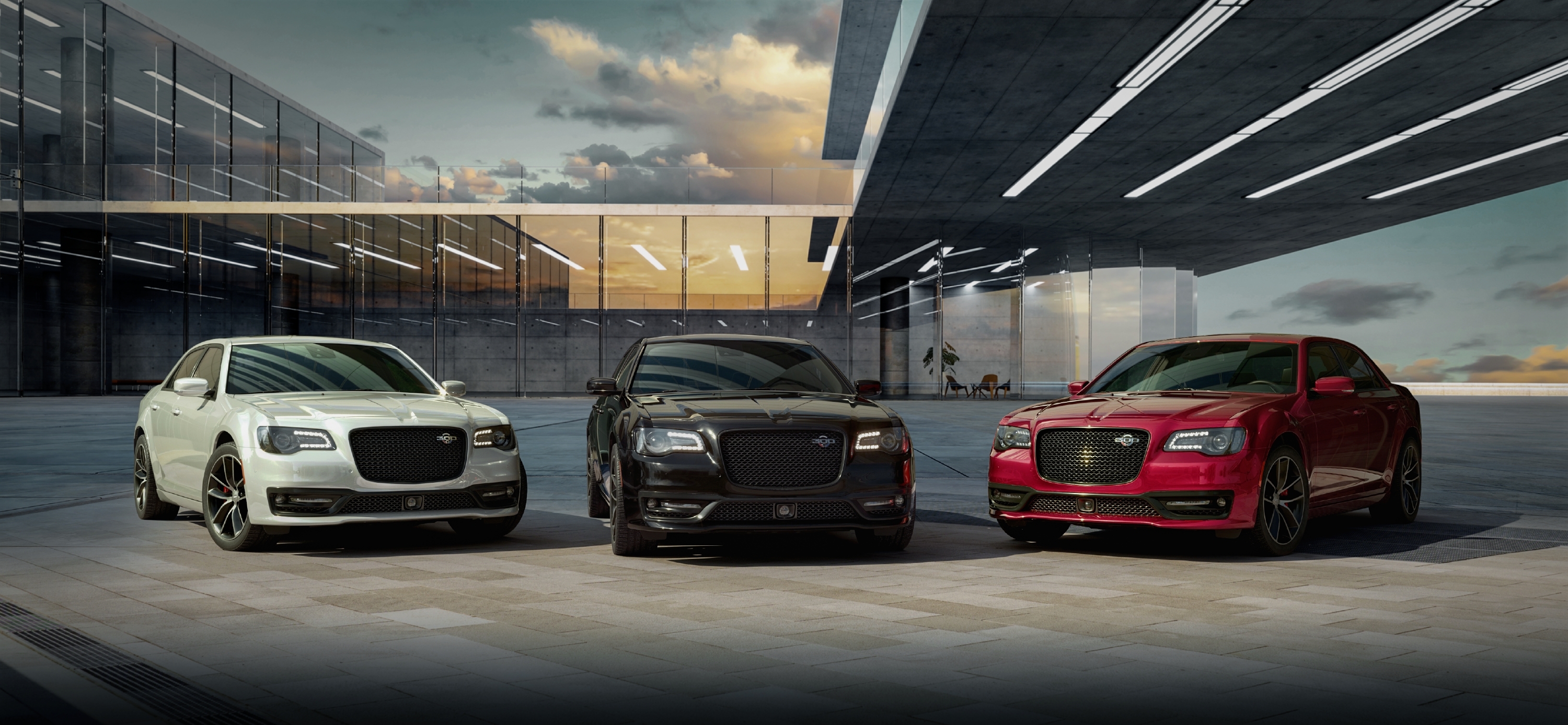 3000x1390 Vehicles Chrysler 300 HD Wallpaper, Dual Screen