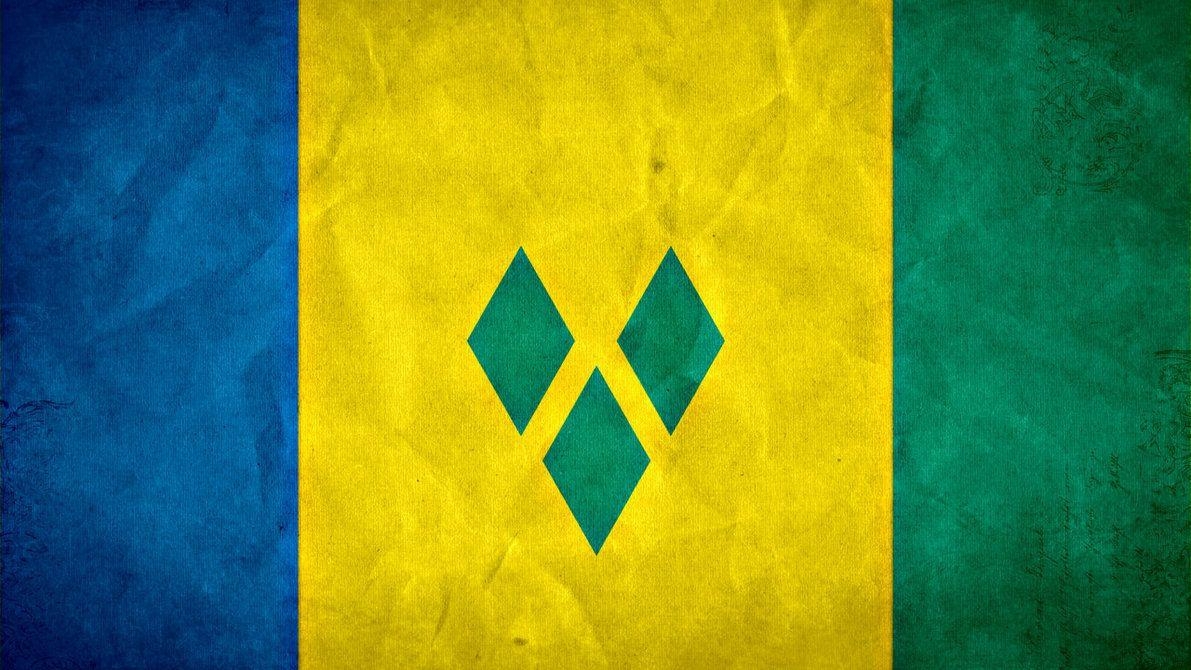 1200x670 Saint Vincent And The Grenadines Grunge Flag By SyNDiKaTa NP, Desktop