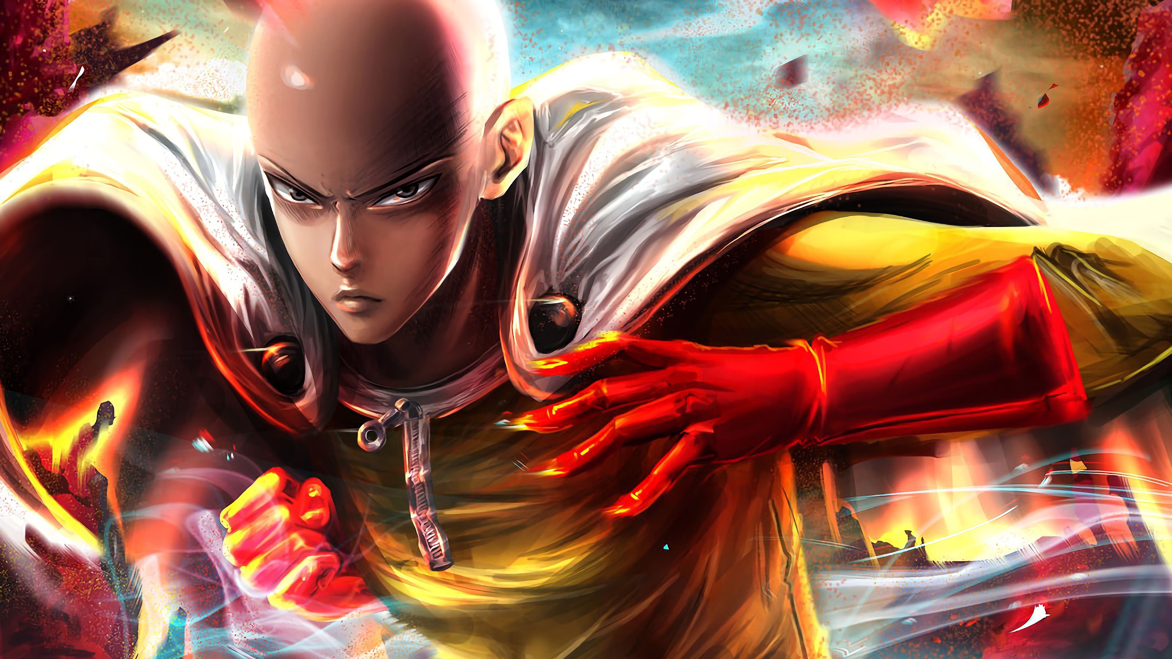 3840x2160 Saitama One Punch Man 4K Wallpaper, Desktop