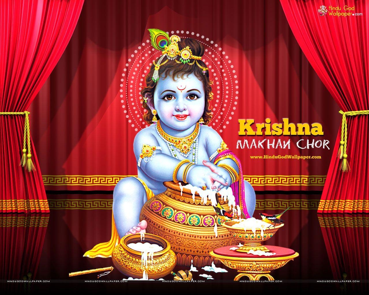 1280x1030 Makhan Chor Krishna Wallpaper & Image Download. Krishna. Krishna, Desktop