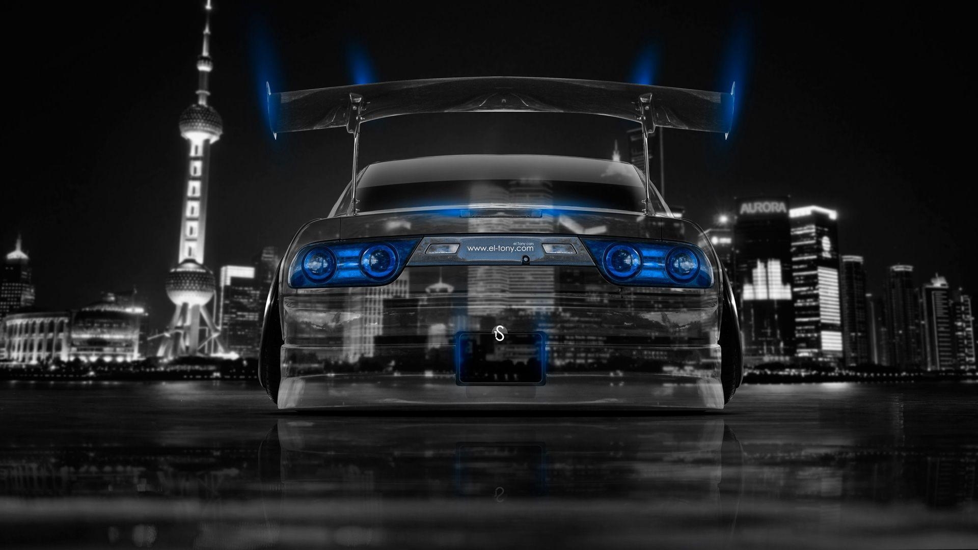 1920x1080 Nissan 180SX JDM Back Crystal City Car 2014, Desktop