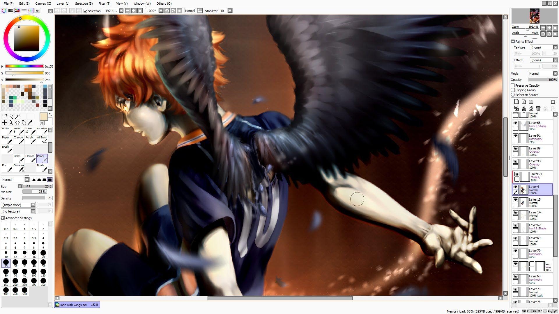 1920x1080 Hinata Shouyou! speedpaint 【Paint Tool SAI】, Desktop