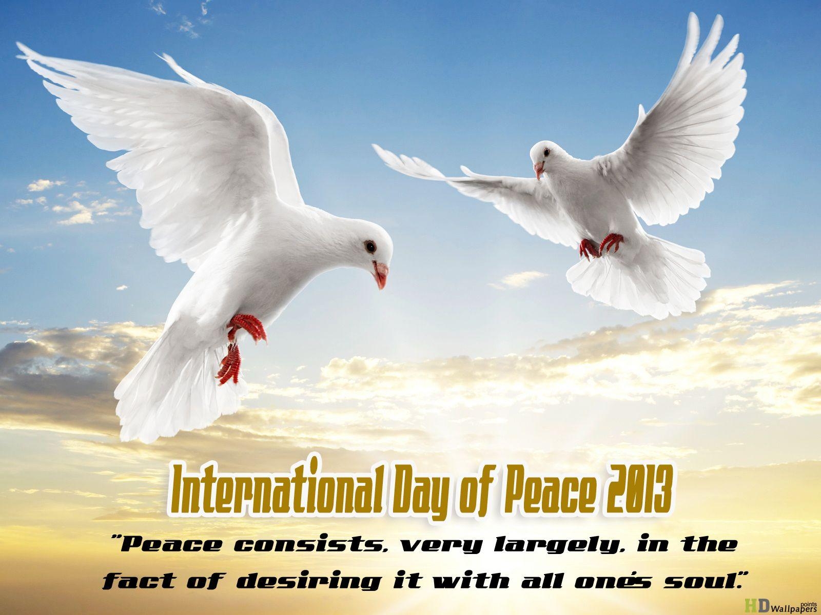 1600x1200 Peace day Photo Picture Wallpaper for facebook. peace day image, Desktop