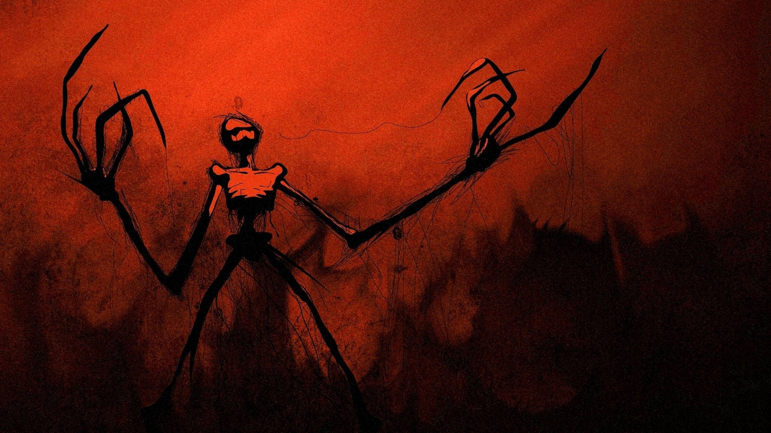 2560x1440 Art, Horror, Aesthetic, Scary, Evildark, Phone, Artwork, Creepy, Landscape, Desktop