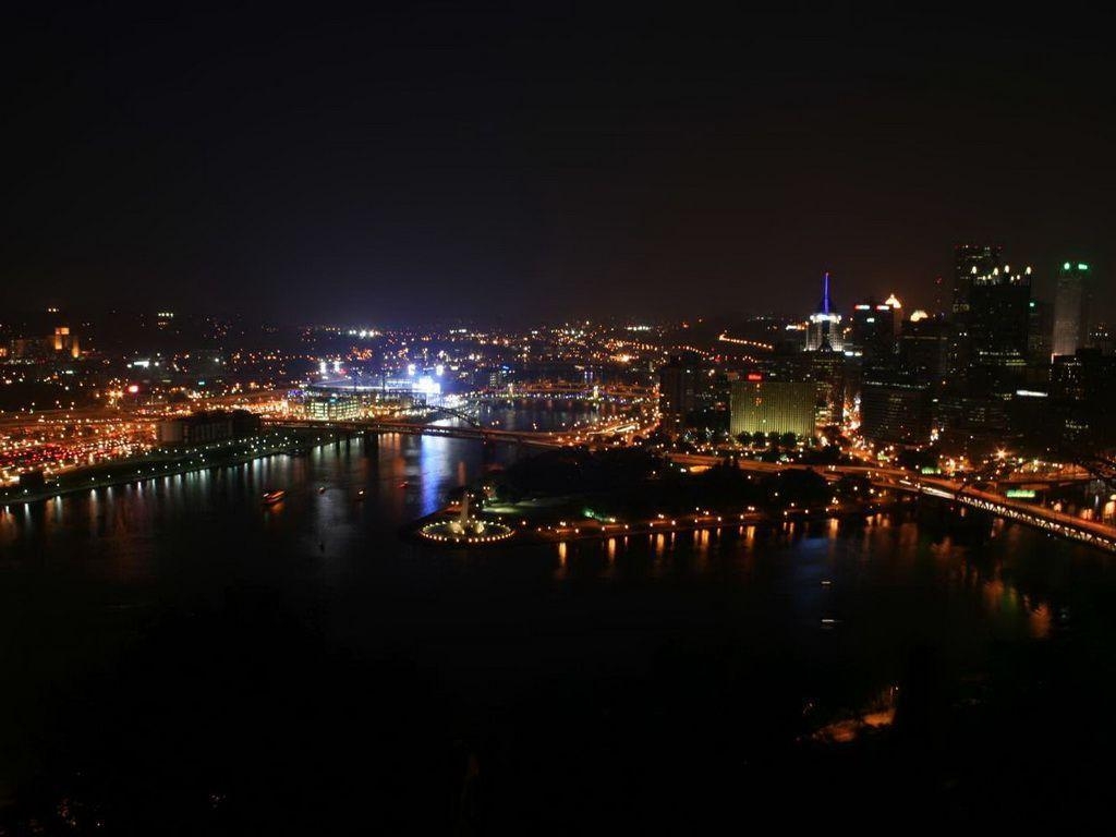 1030x770 Nighttime view of Pittsburgh Wallpaper Wallpaper 47844, Desktop