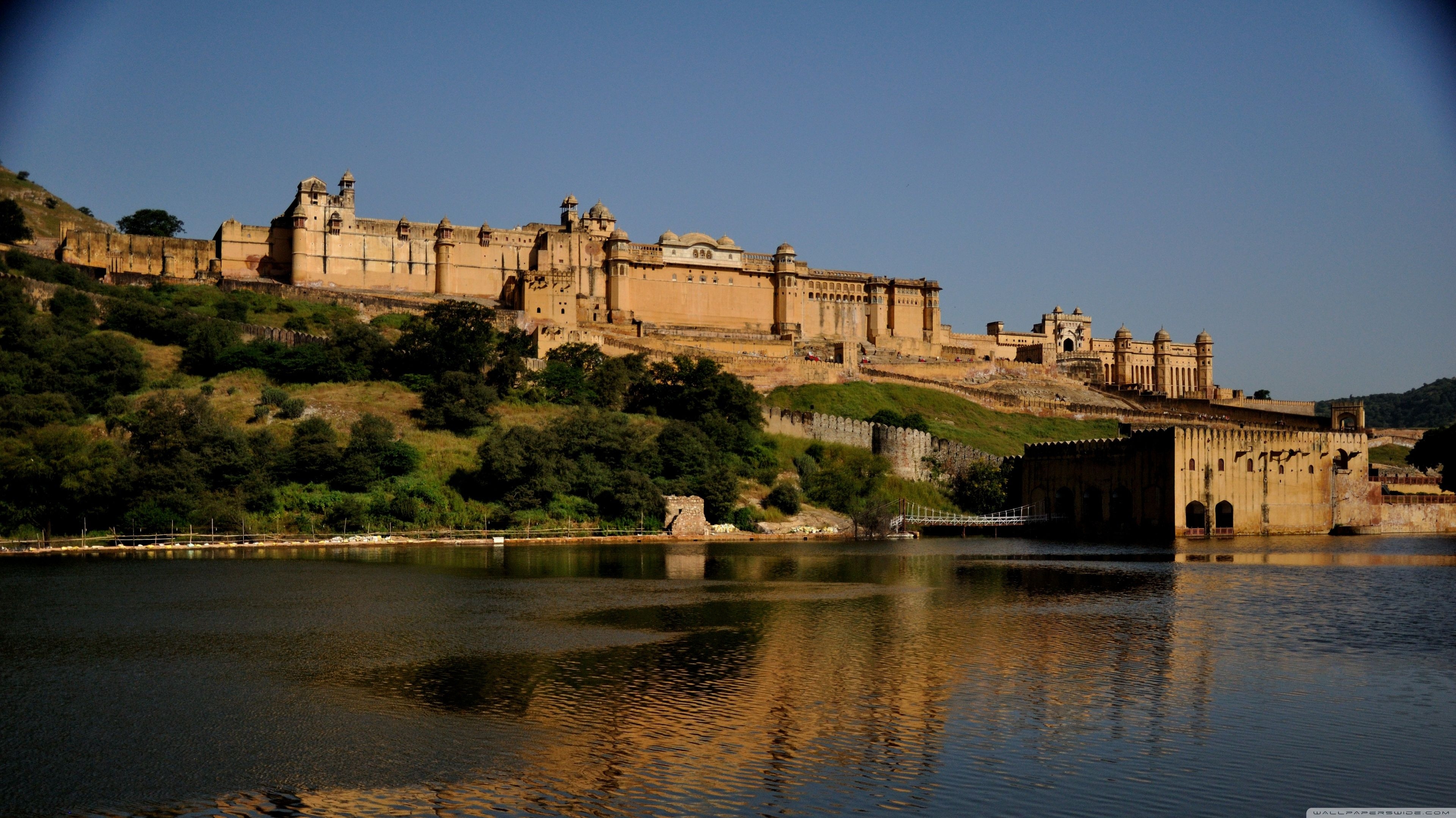 3840x2160 Amer Fort, India Ultra HD Desktop Background Wallpaper for 4K UHD, Desktop