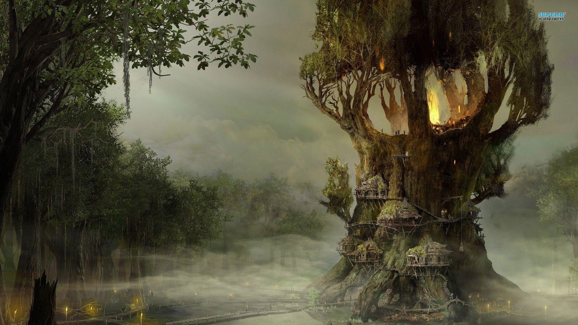 1920x1080 Yggdrasil Tree Fantasy HD Wallpaper X, Desktop