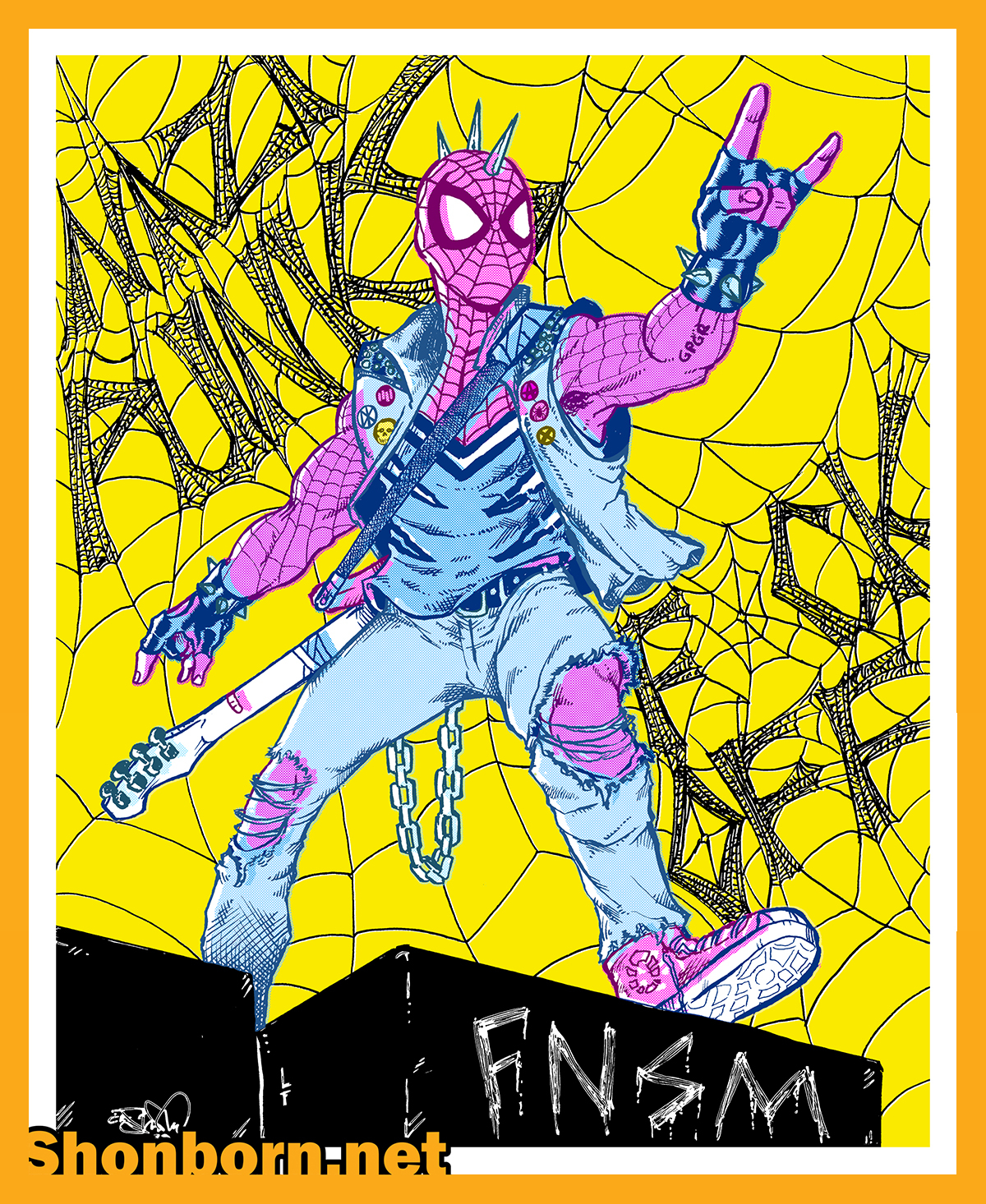 1200x1470 Spider Punk, Phone