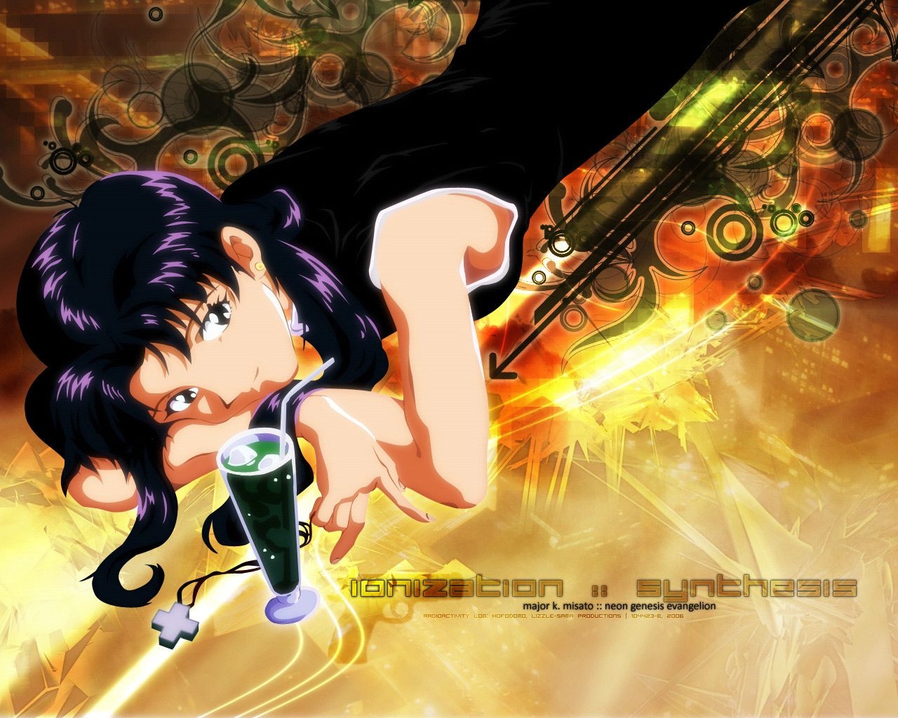 1280x1030 Misato Katsuragi and Scan Gallery, Desktop