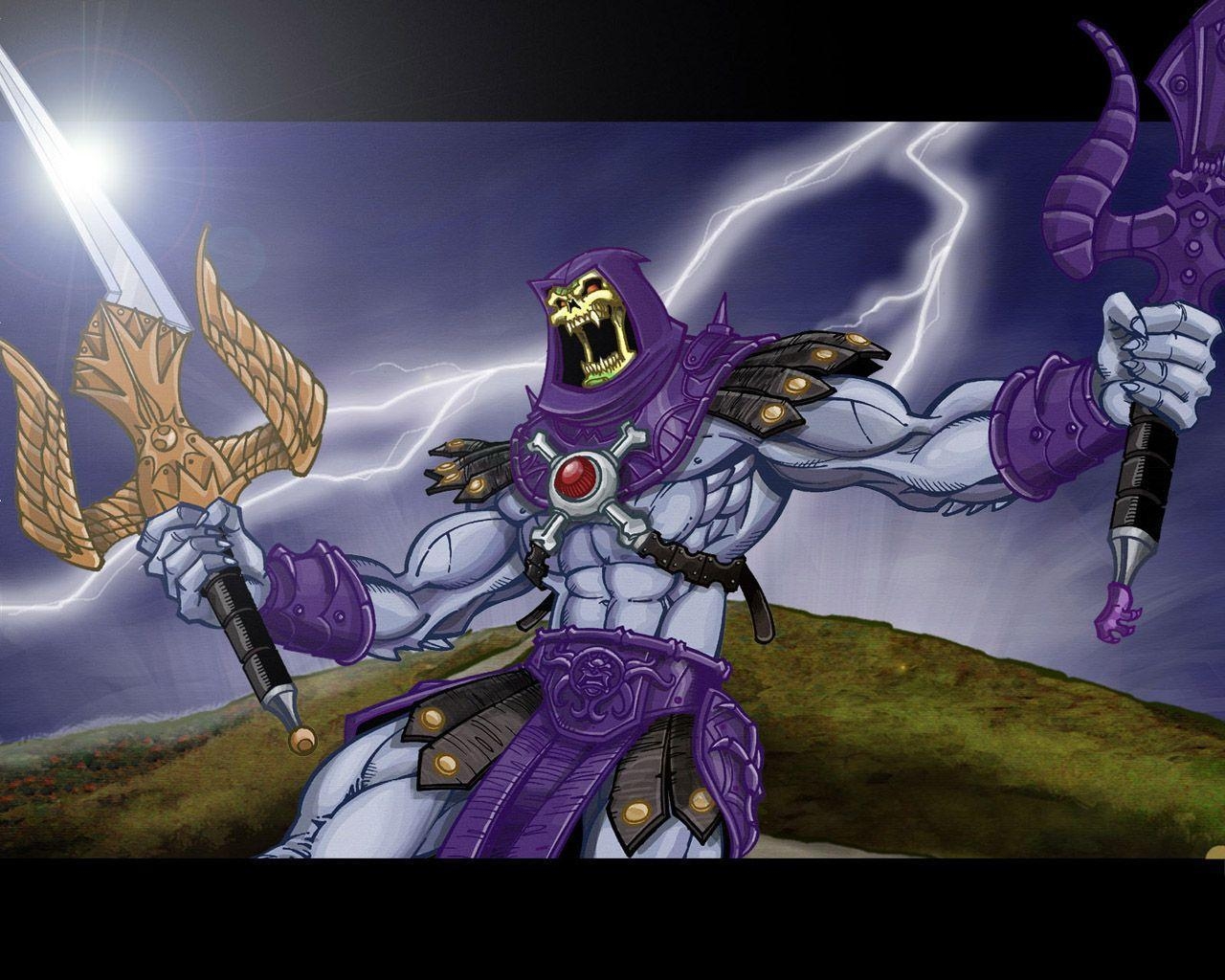 1280x1030 Digital Color He Man Vs Skeletor, Desktop