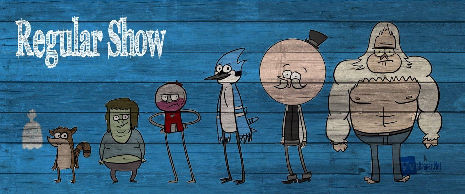 1600x670 Regular Show Wallpaper, Dual Screen