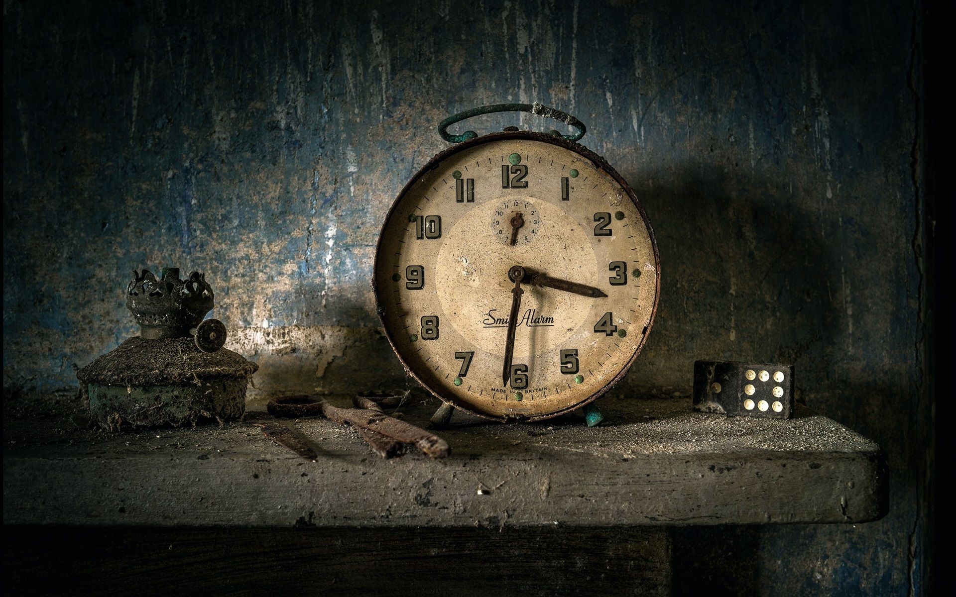 1920x1200 Wallpaper Old clock, dust  HD Picture, Image, Desktop