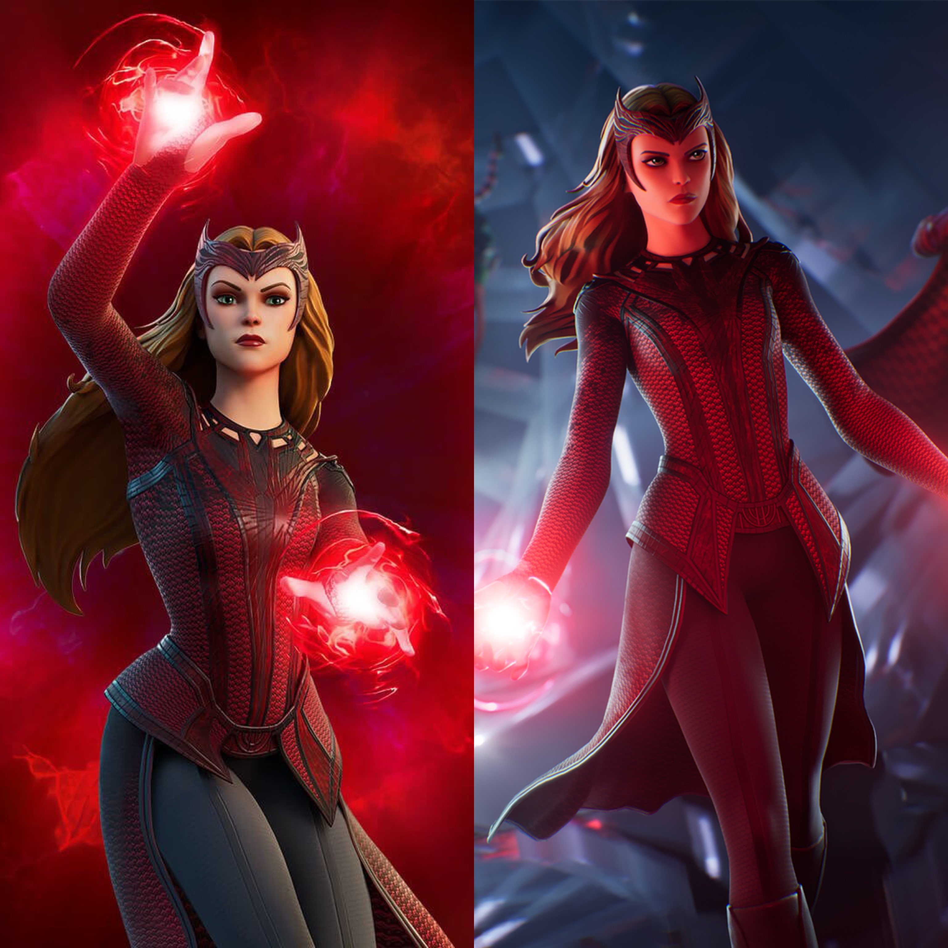 3080x3080 Scarlet Witch Fortnite wallpaper, Phone