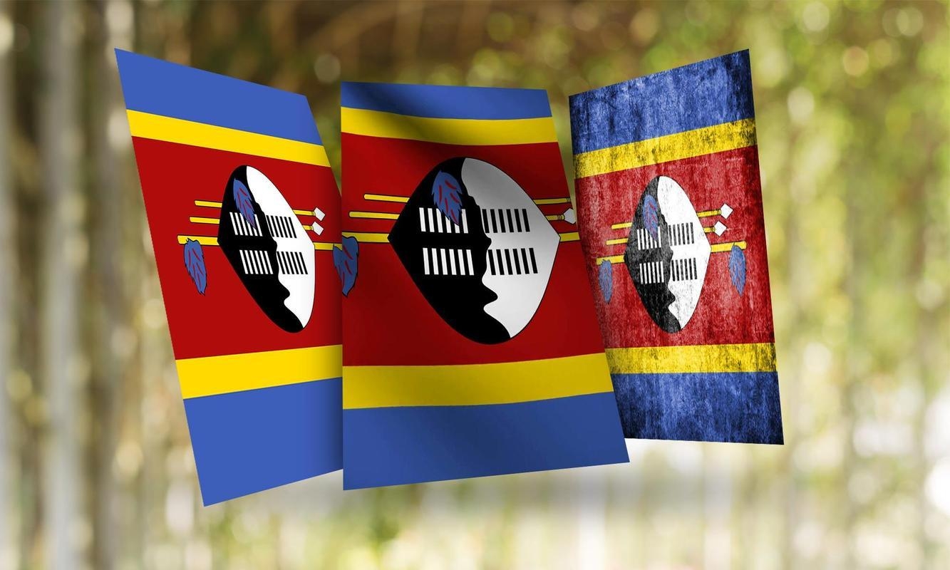 1340x800 Swaziland Flag Wallpaper for Android, Desktop