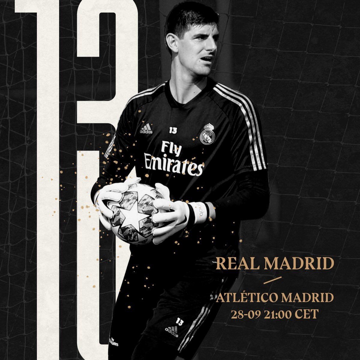 1200x1200 Thibaut Courtois of the Madridistas tonight. Focused to secure our lead. ⛔⚽ #HalaMadrid #TC13, Phone