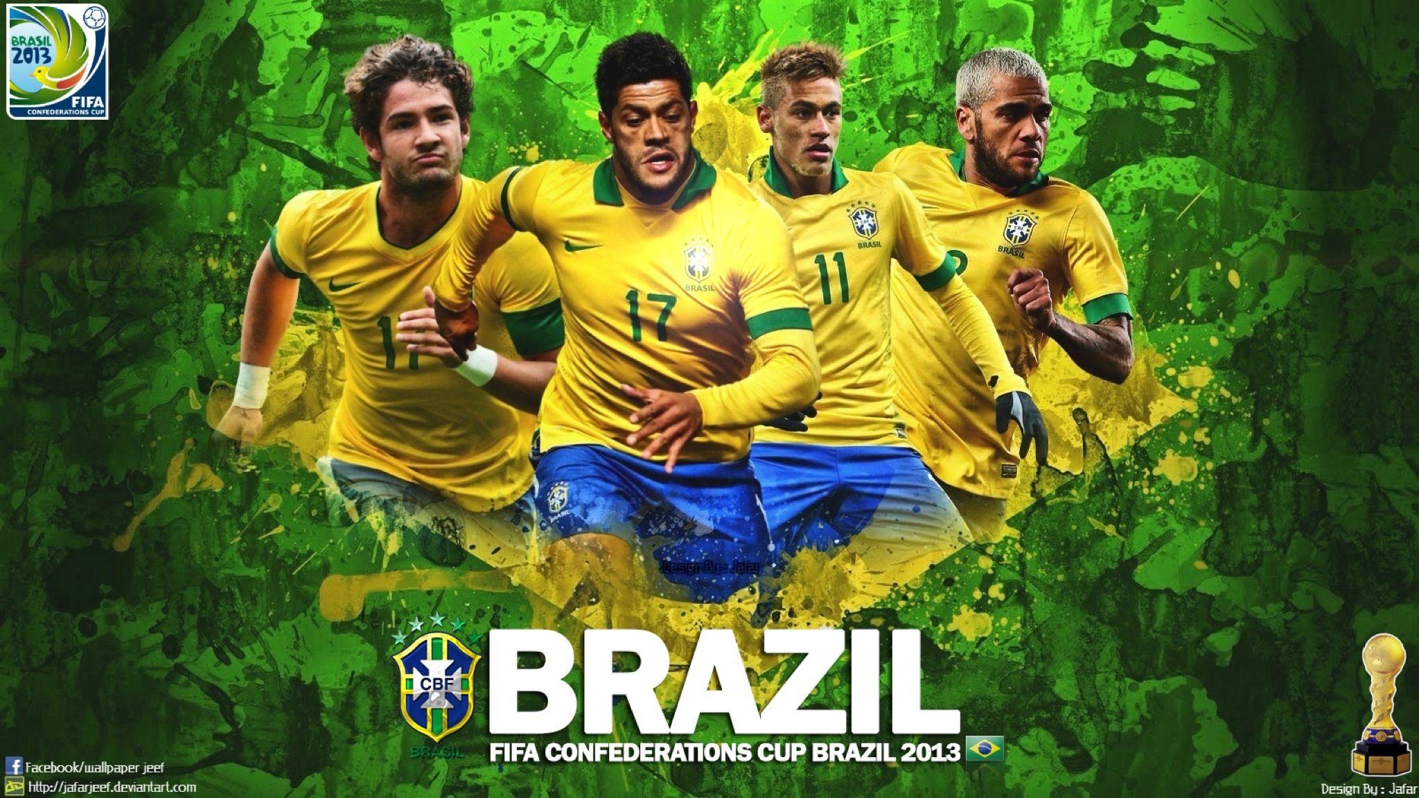 2050x1160 Brazil Football Wallpaper, Desktop