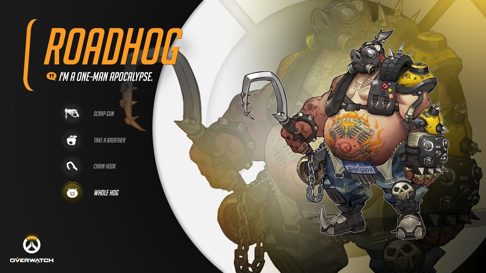 1920x1080 Overwatch, Roadhog HD Desktop Wallpaperwallpaper.net, Desktop