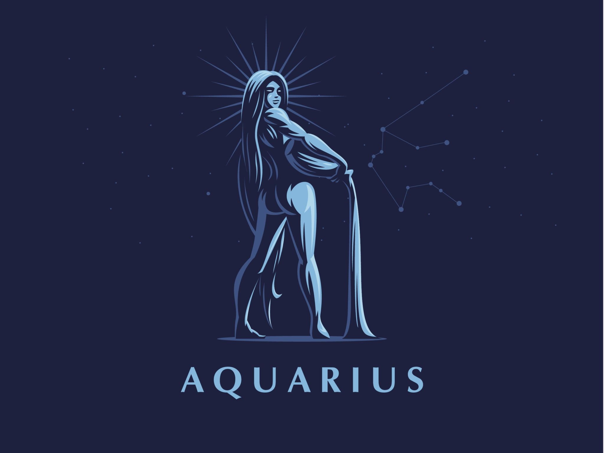 2050x1540 Aquarius Zodiac Wallpaper Free Aquarius Zodiac Background, Desktop