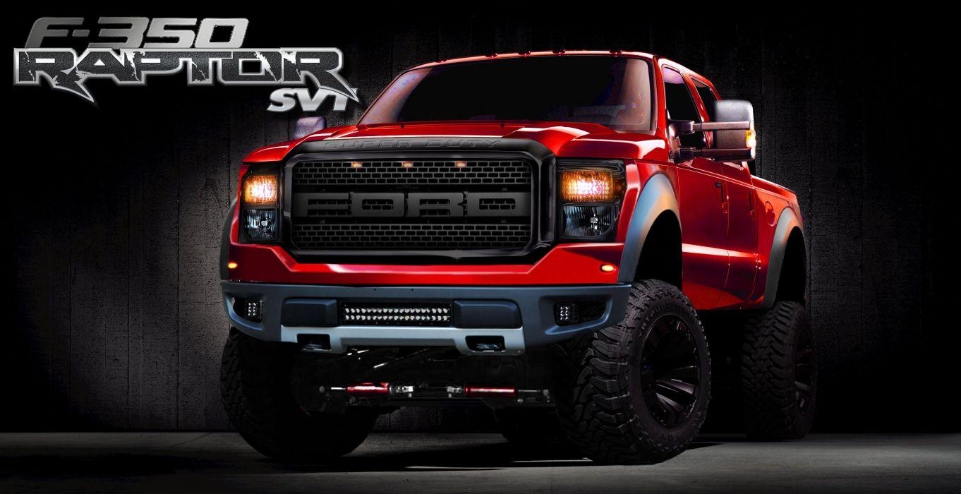 1370x700 Ford F 350 Raptor Red Heavy Pick Up Wallpaper Wallpaperx1353, Desktop