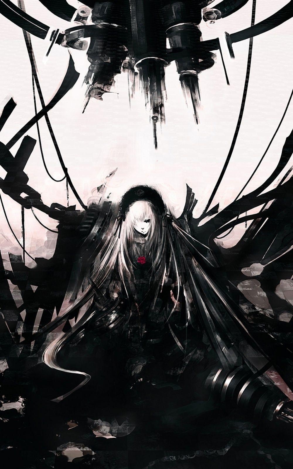 1000x1600 Dark Anime Phone Wallpaper Free Dark Anime Phone, Phone