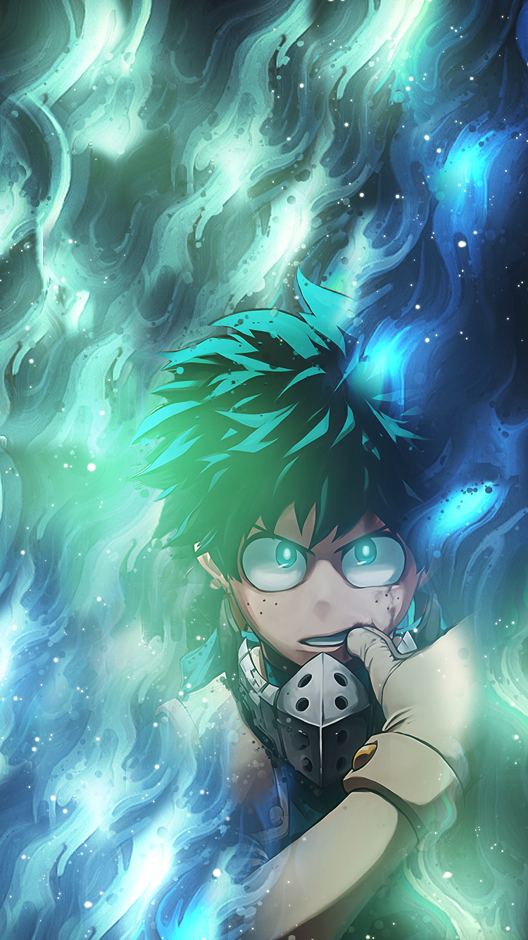 750x1340 I made a Deku wallpaper for mobile, Phone