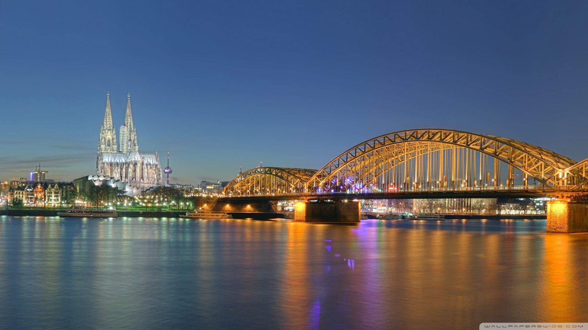 1920x1080 Panoramic Image Of Cologne ❤ 4K HD Desktop Wallpaper for • Wide, Desktop