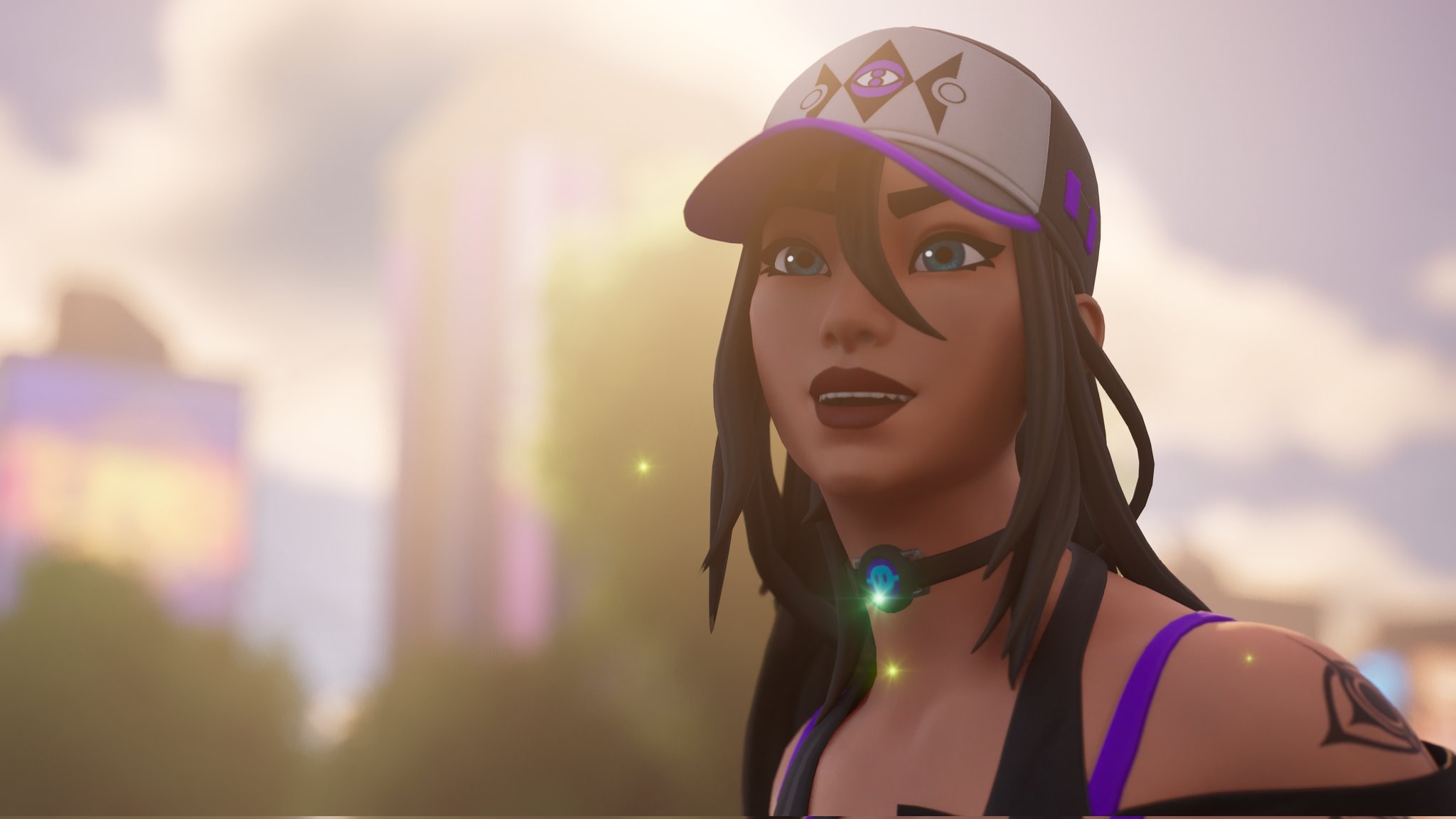 2050x1160 Spirit Hunter Saeko Fortnite wallpaper, Desktop