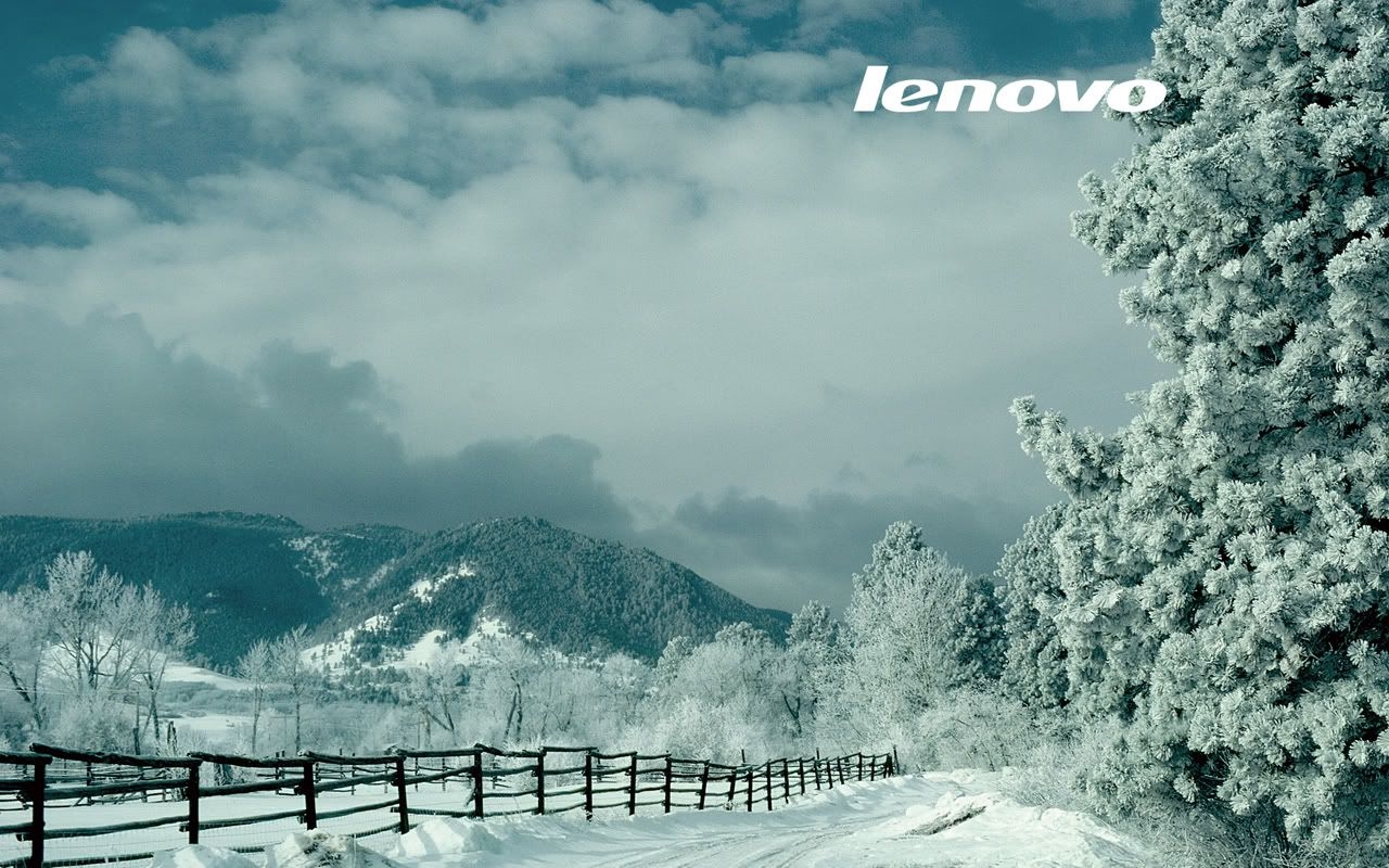 1280x800 Lenovo Winter Wallpaper, Desktop