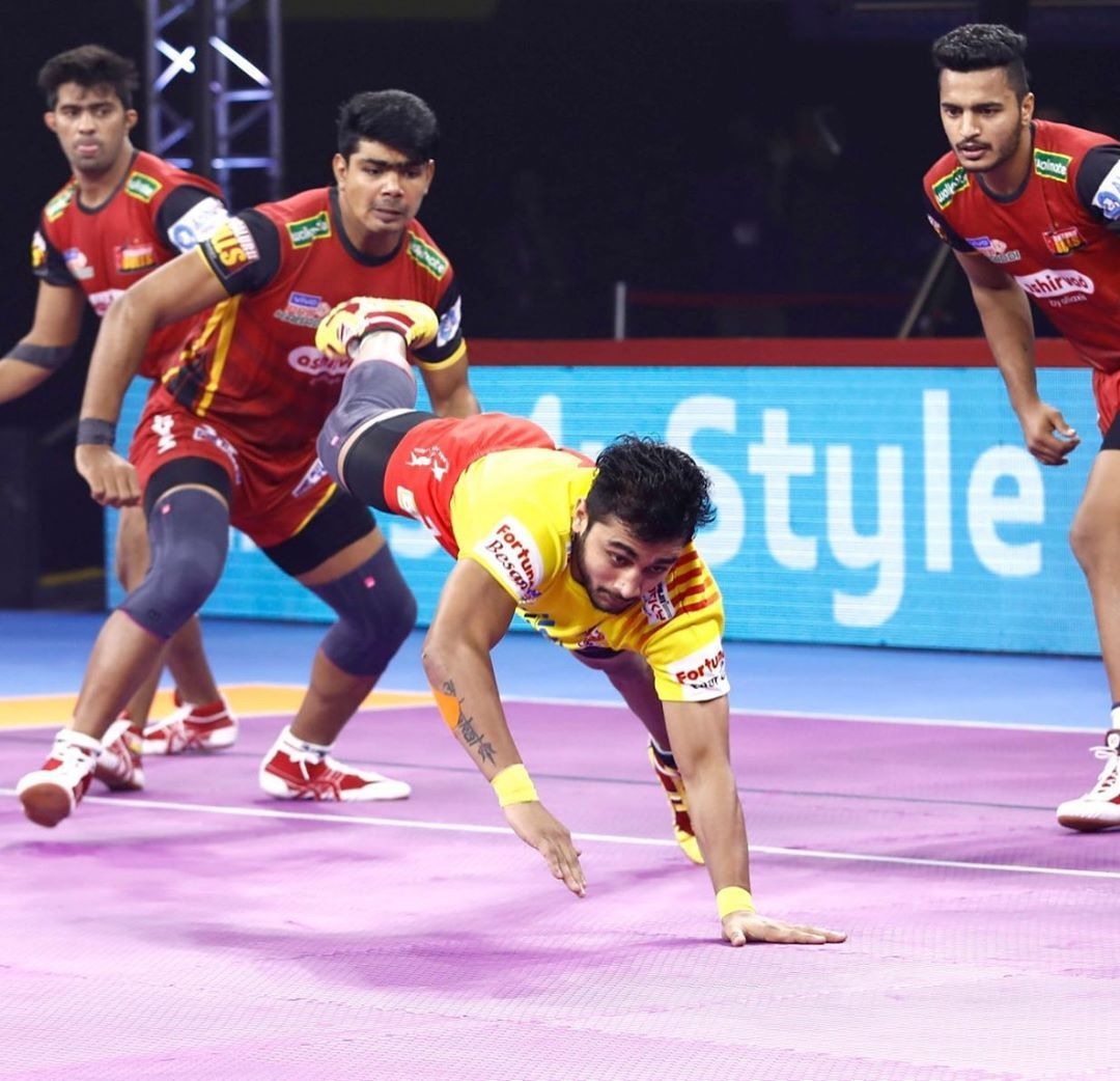 1080x1050 Pro Kabaddi 2019 Bengaluru Bulls Vs UP Yoddha, Desktop