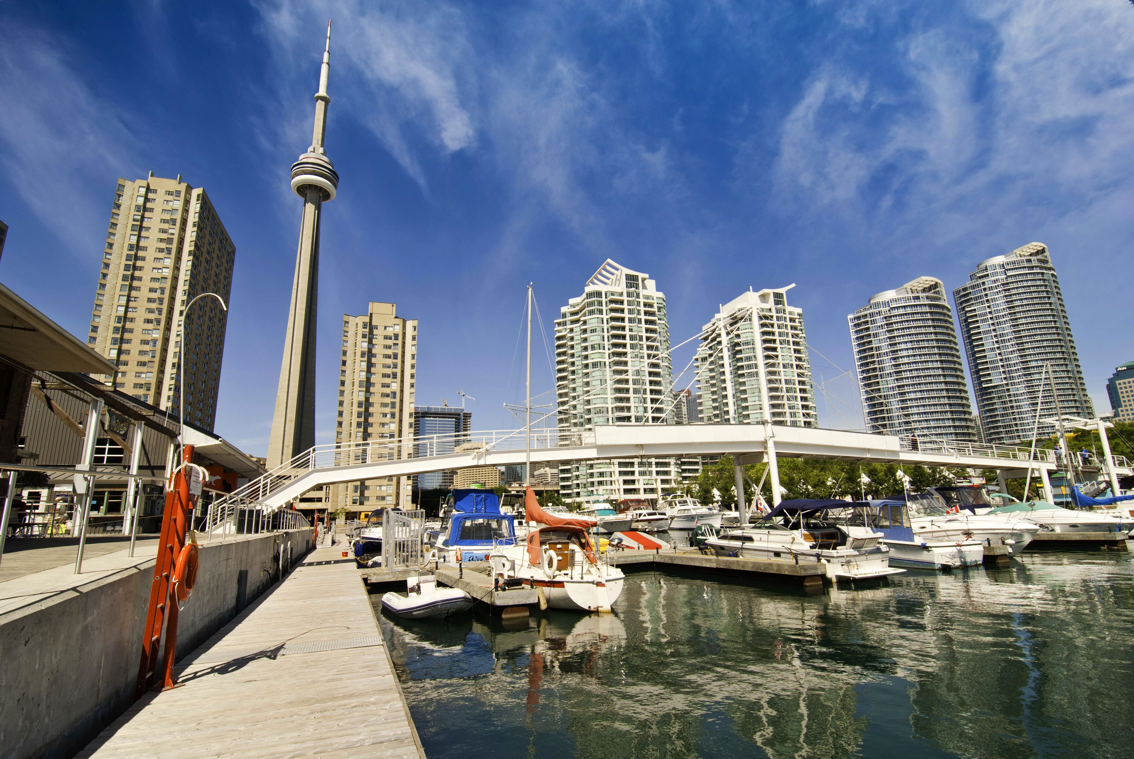 3880x2600 Canada Toronto Rivers Skyscrapers Cities, Desktop