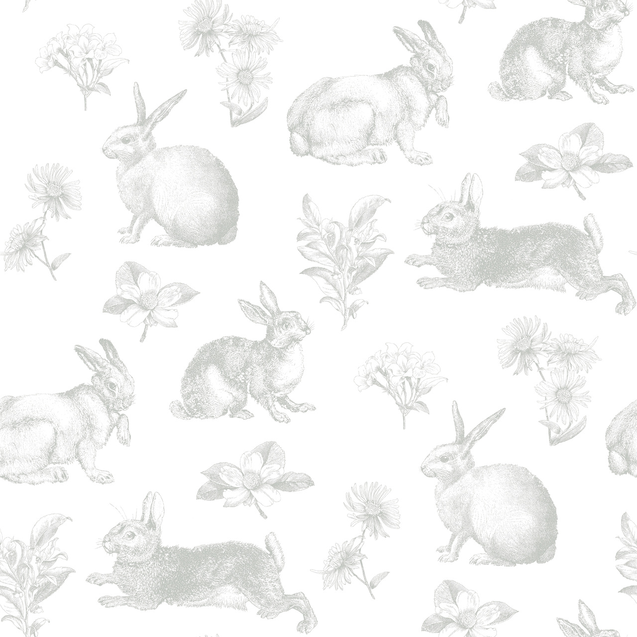 1280x1280 A Perfect World KI0580 Toile Wallpaper Grey, Phone