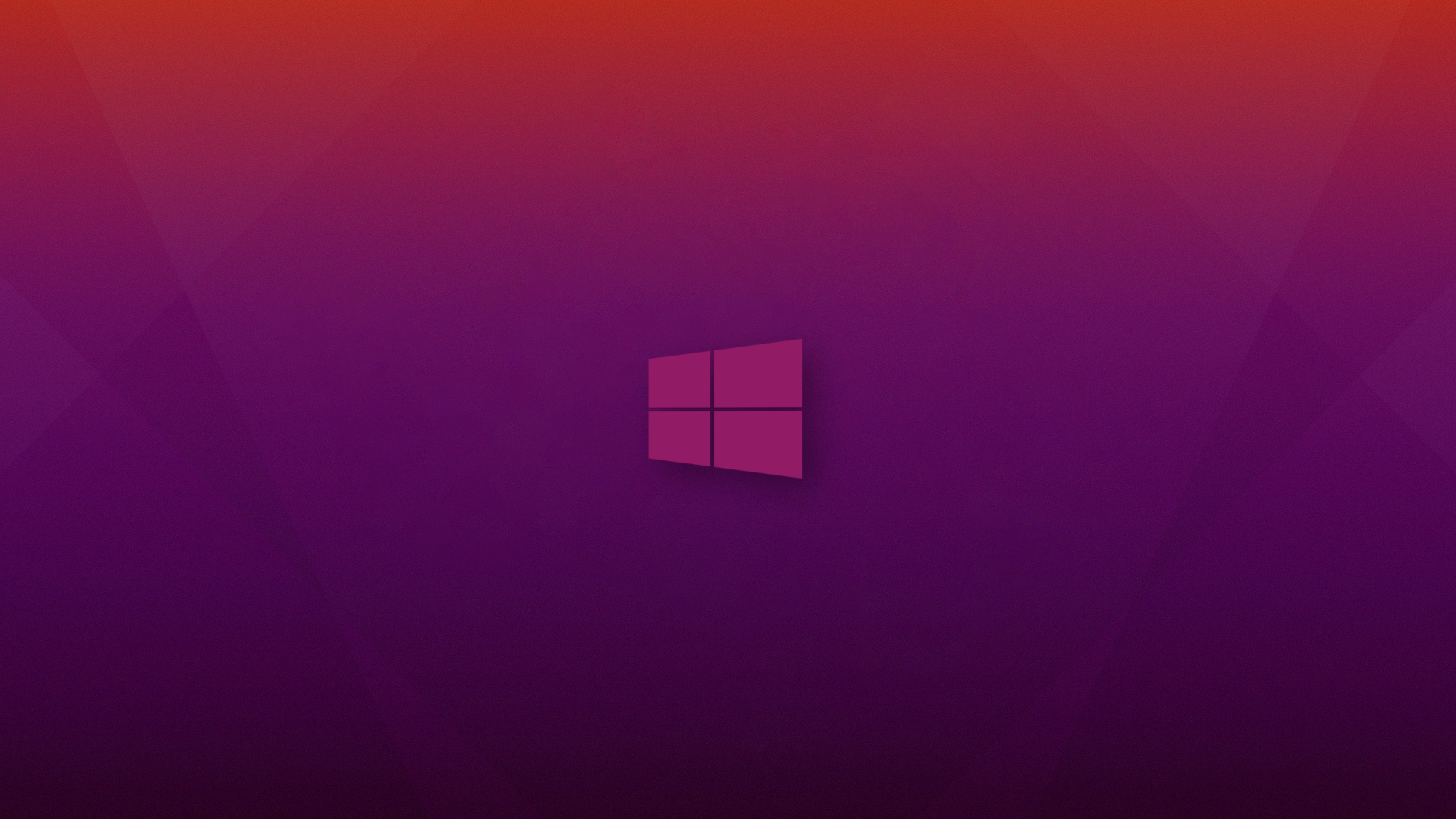 1920x1080 Wallpaper, Windows 10, purple background, pink, logo, Desktop