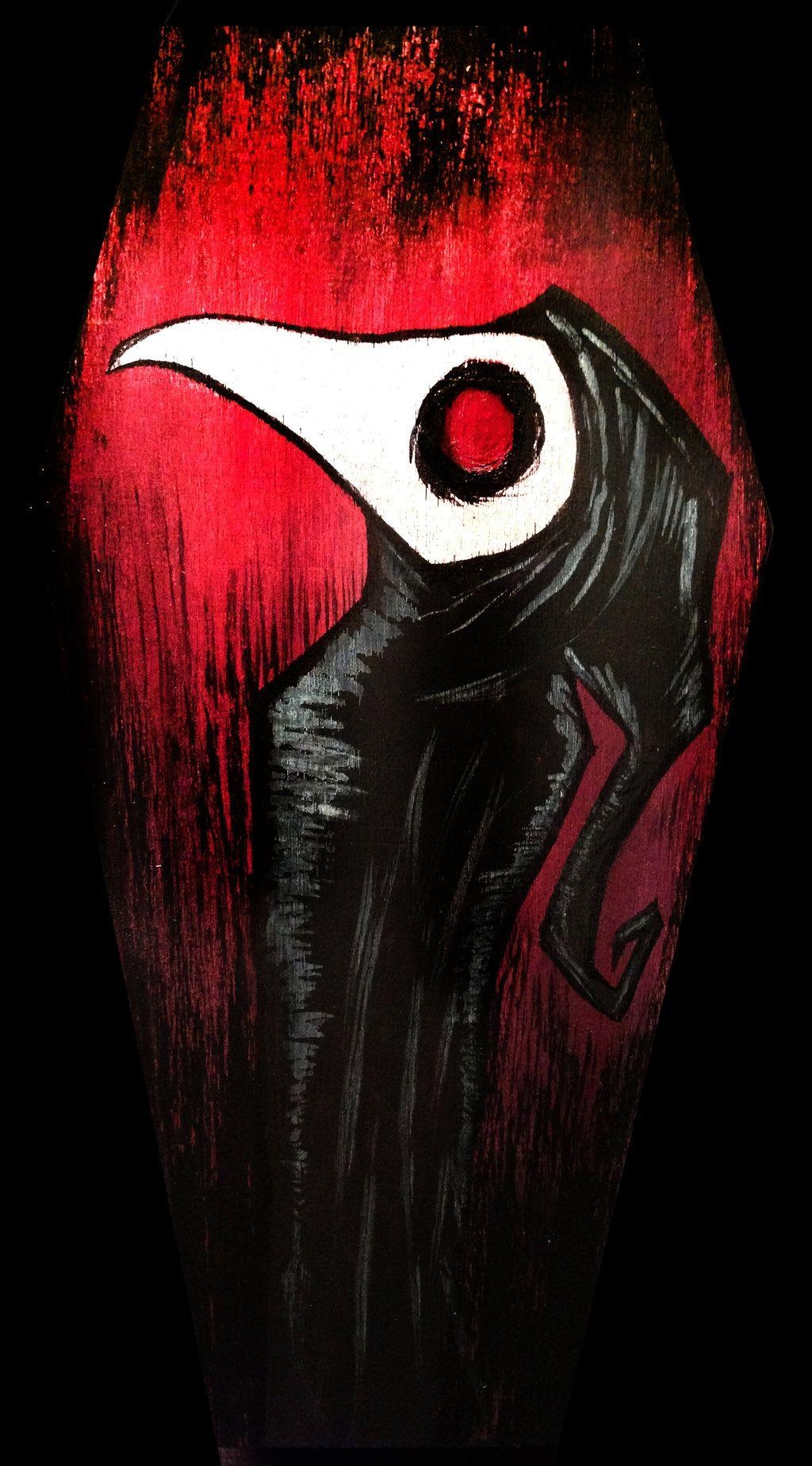 1030x1850 Plague Doctor Coffin, Phone