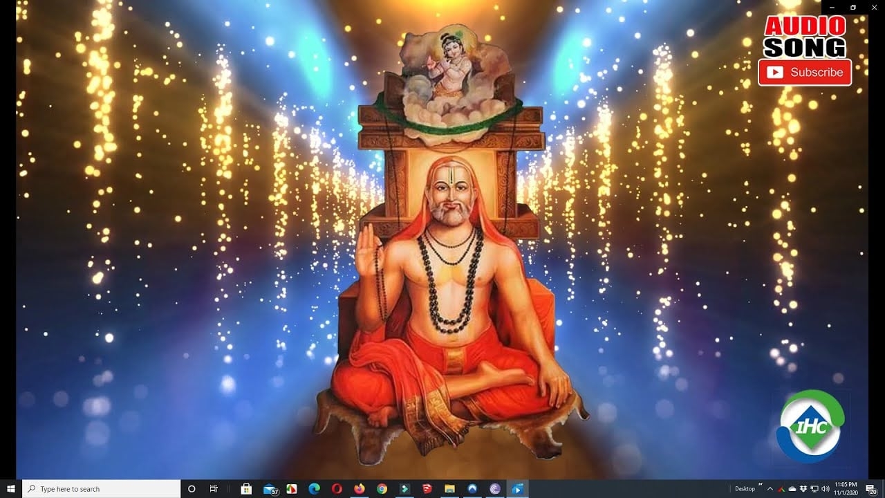 1280x720 Sri Guru Raghavendra Swamy HD. Tamil Songs. Audio Song. Devotional Songs. Tamil Melody Ent, Desktop