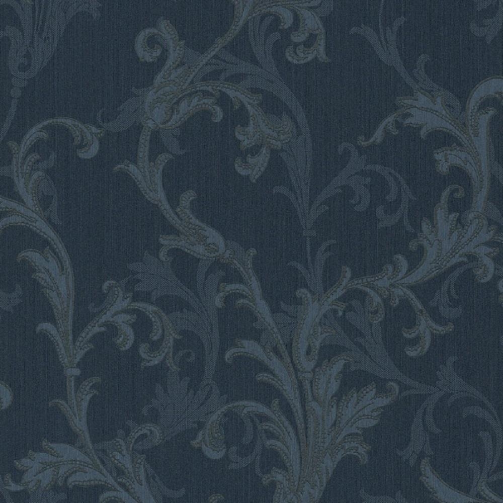 1000x1000 Casa Padrino baroque textile wallpaper blue 10.05 x 0.53 m, Phone