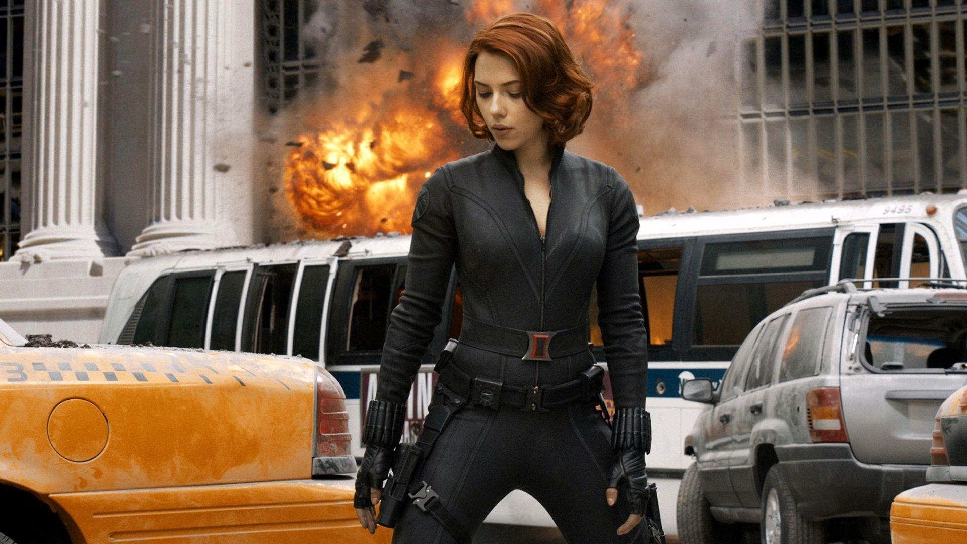 1920x1080 Scarlett Johansson in Avengers Wallpaper, Desktop